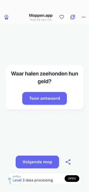 Moppen App: Elke dag lachen screenshot 1