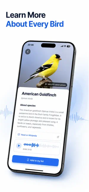 Birdly: Bird Identifier screenshot 4