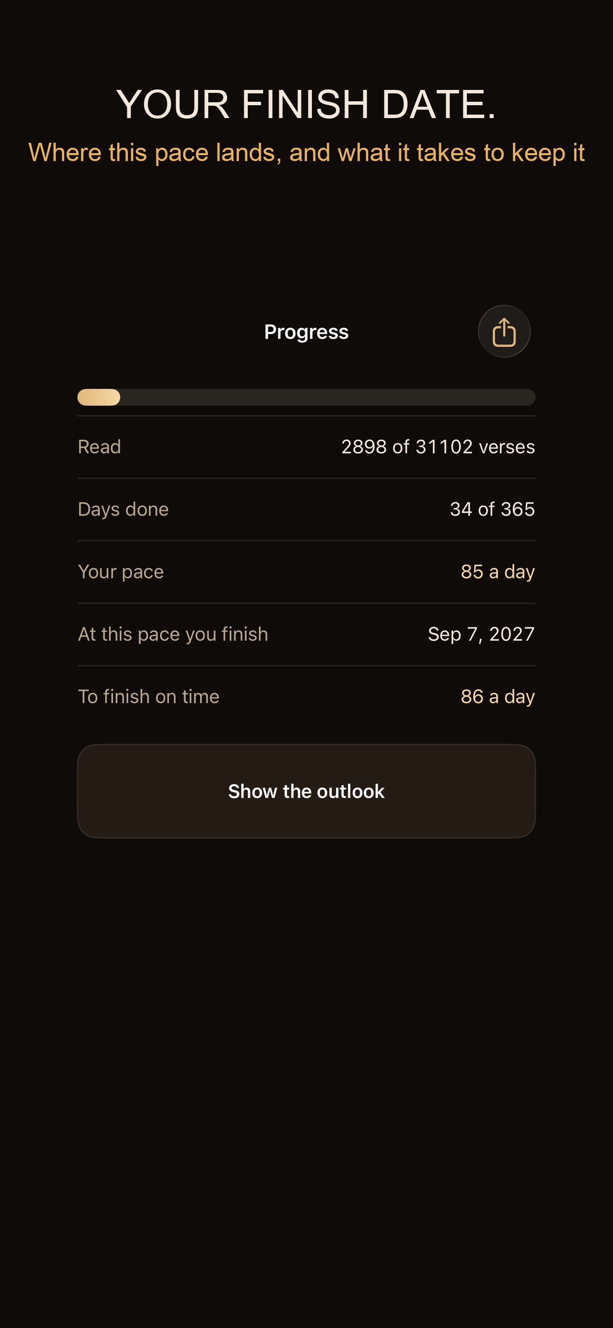 Screenshot 3 of Bible Reading Plan: Pace
