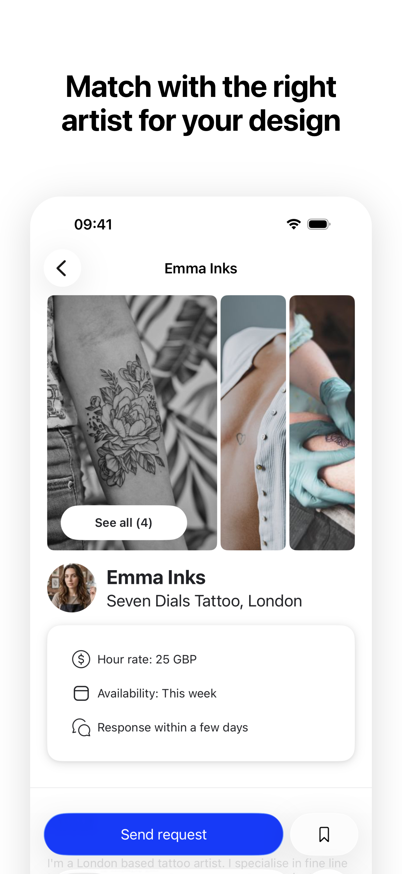 Tattoodo: Book Tattoo Artists screenshot 2