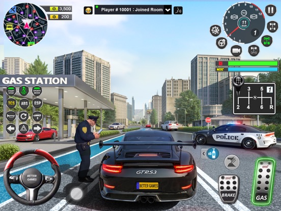 stad auto rijden school SIM 3D iPad app afbeelding 3