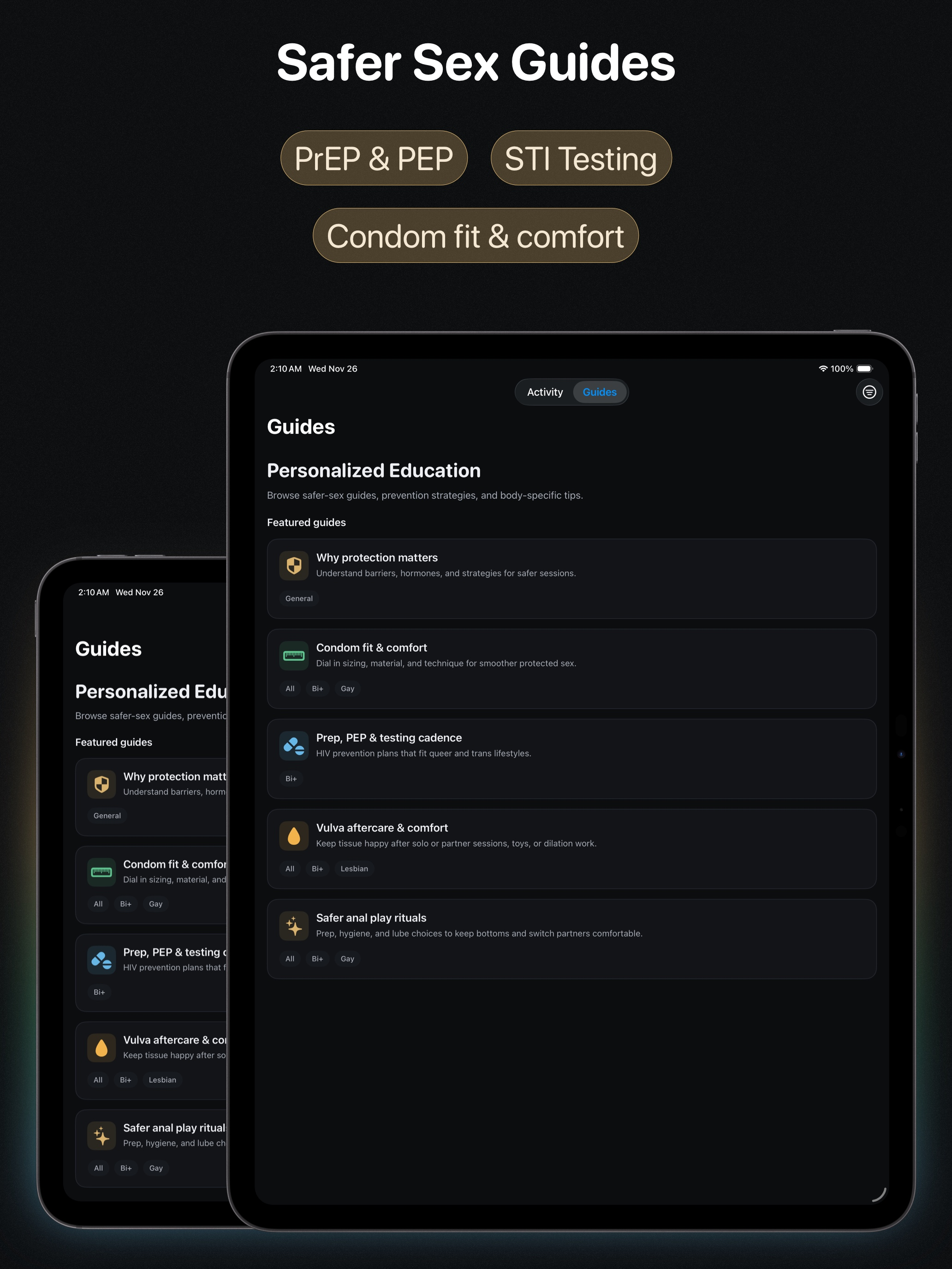 Hushwell: Sexual Wellness Log screenshot 6