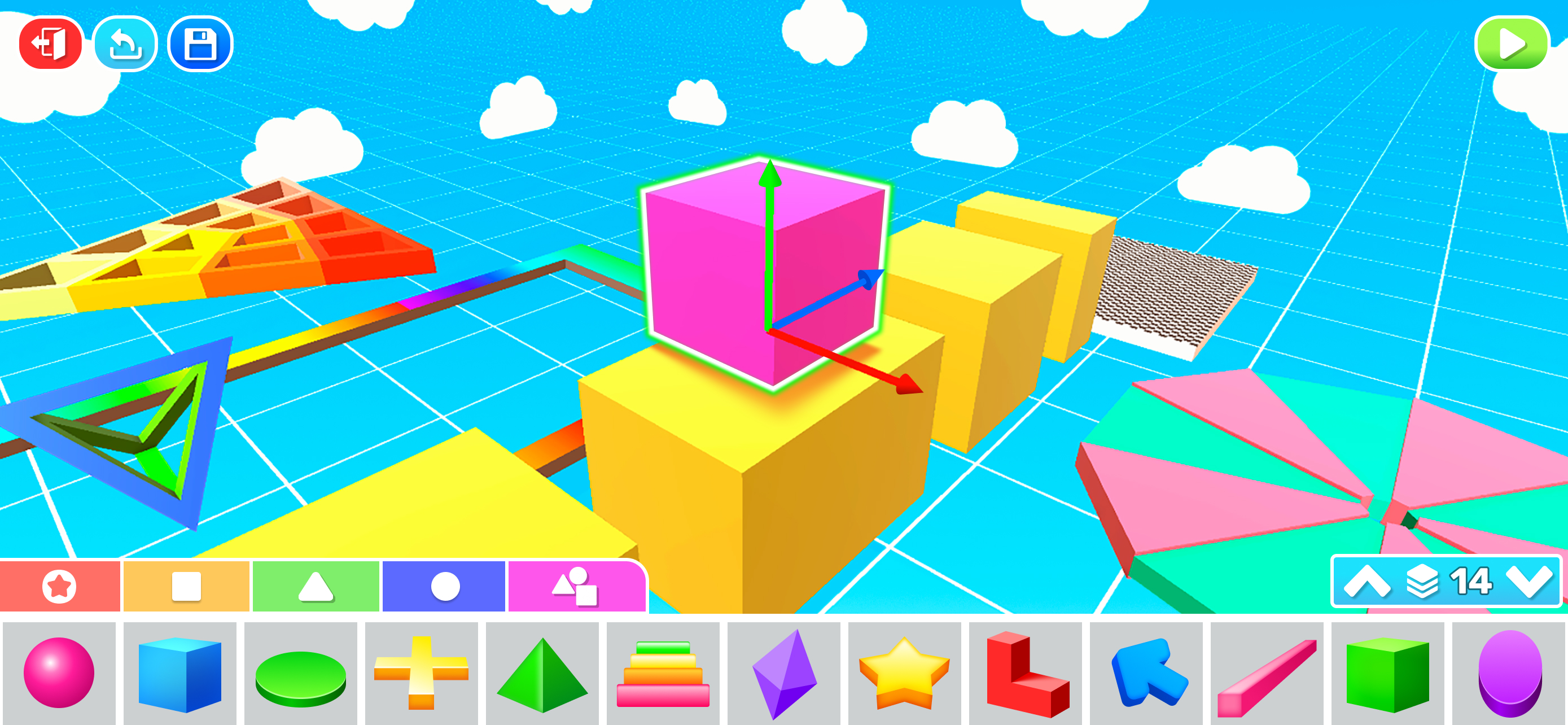 Mega Obby - Parkour Fun Run 3D screenshot 9