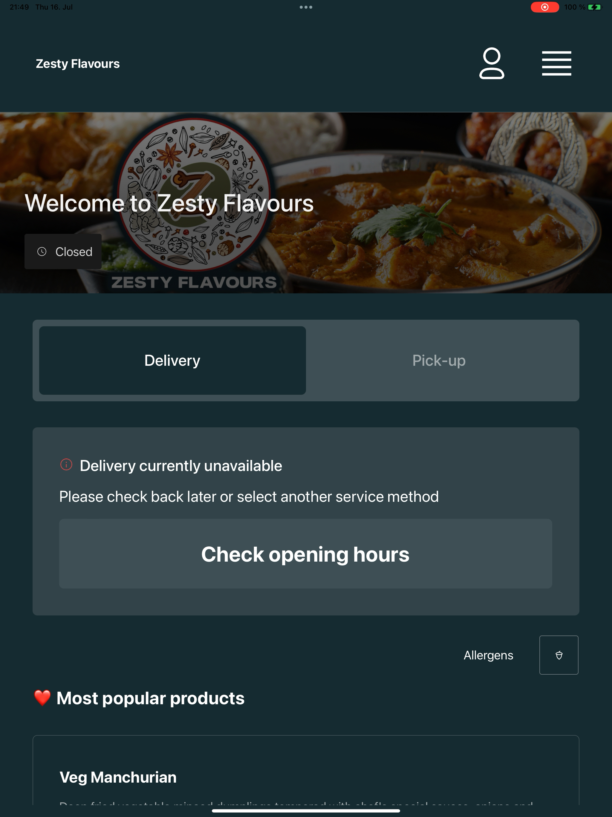 Zesty Flavours UK screenshot 10