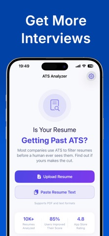 Applyze: ATS Analyzer AI Screenshot 1 of 5