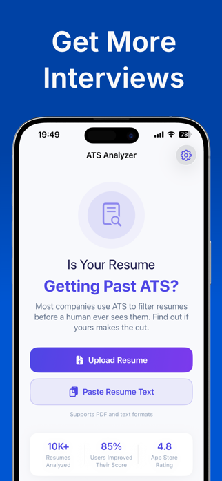 Applyze: ATS Analyzer AI Screenshot 1 of 5