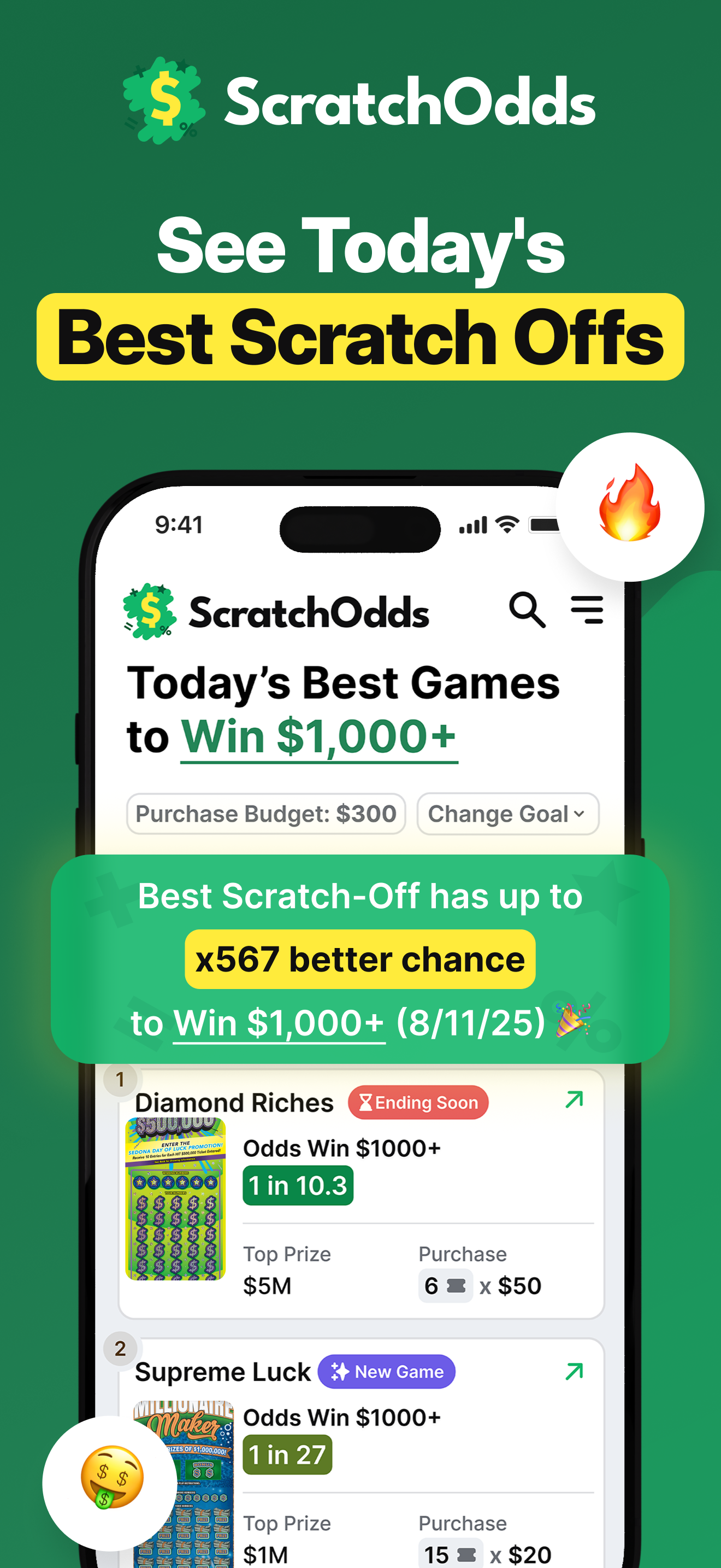 ScratchOdds: Lotto Tracker