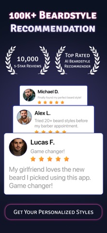 Ai Beard Style & Color Try On iPhone screenshot
