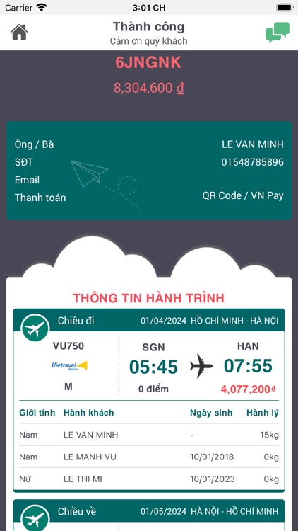 Đặt Vé Máy Bay Giá Rẻ Online screenshot-6