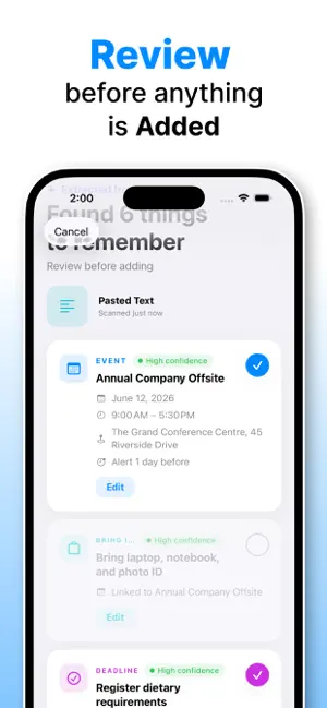 DateSnap: Screenshot to Event screenshot 3
