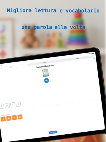 Componi le parole iPad screenshot