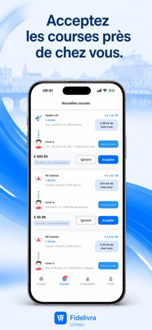 Fidelivra Livreur screenshot