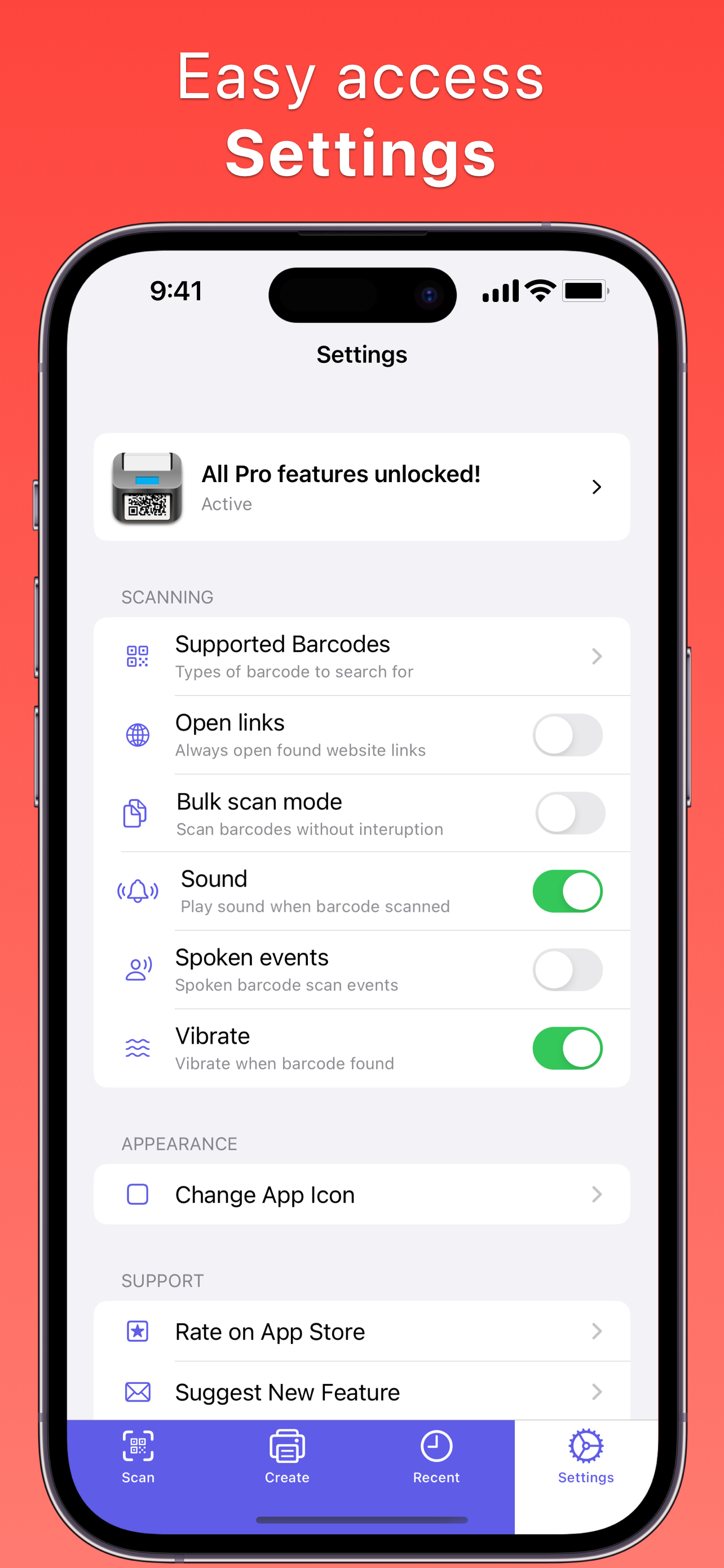 QR Barcode Generator Scanner screenshot 10