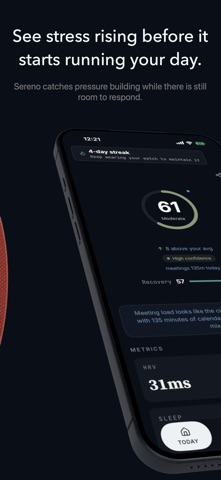 Sereno: AI Stress Tracker Screenshot 2 of 10