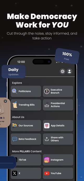 PILLARS - Simplifying Politics Screenshot 6 of 6