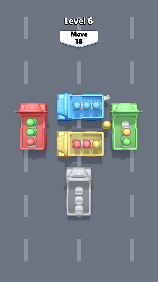 #2. Bus Color Sort (iOS) 来自: ZiNKY OYUN YAZILIM ANONiM SiRKETi