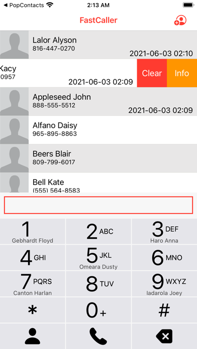 FastCaller Screenshot