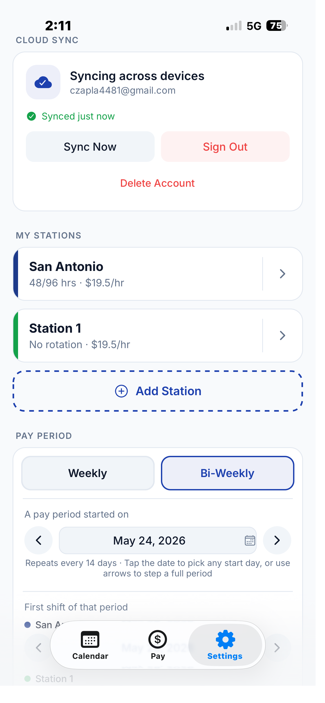 Calendar & Pay Calculator screenshot 3