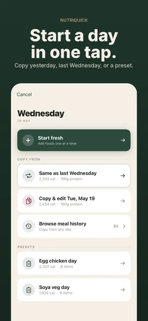 NutriQuick: Macro Tracker screenshot 2