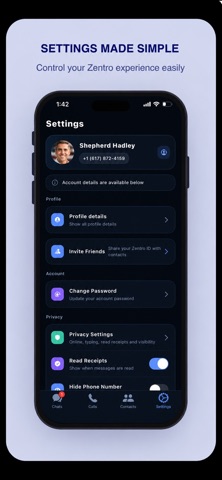 Zentro Private Chats & Calls Screenshot 6 of 6