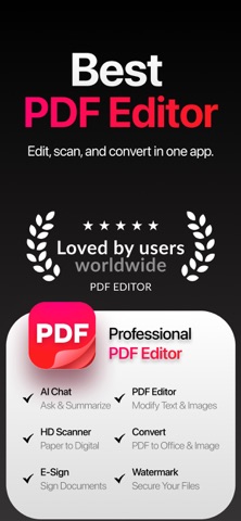 PDF Editor: Edit, Sign & Scan iPhone screenshot