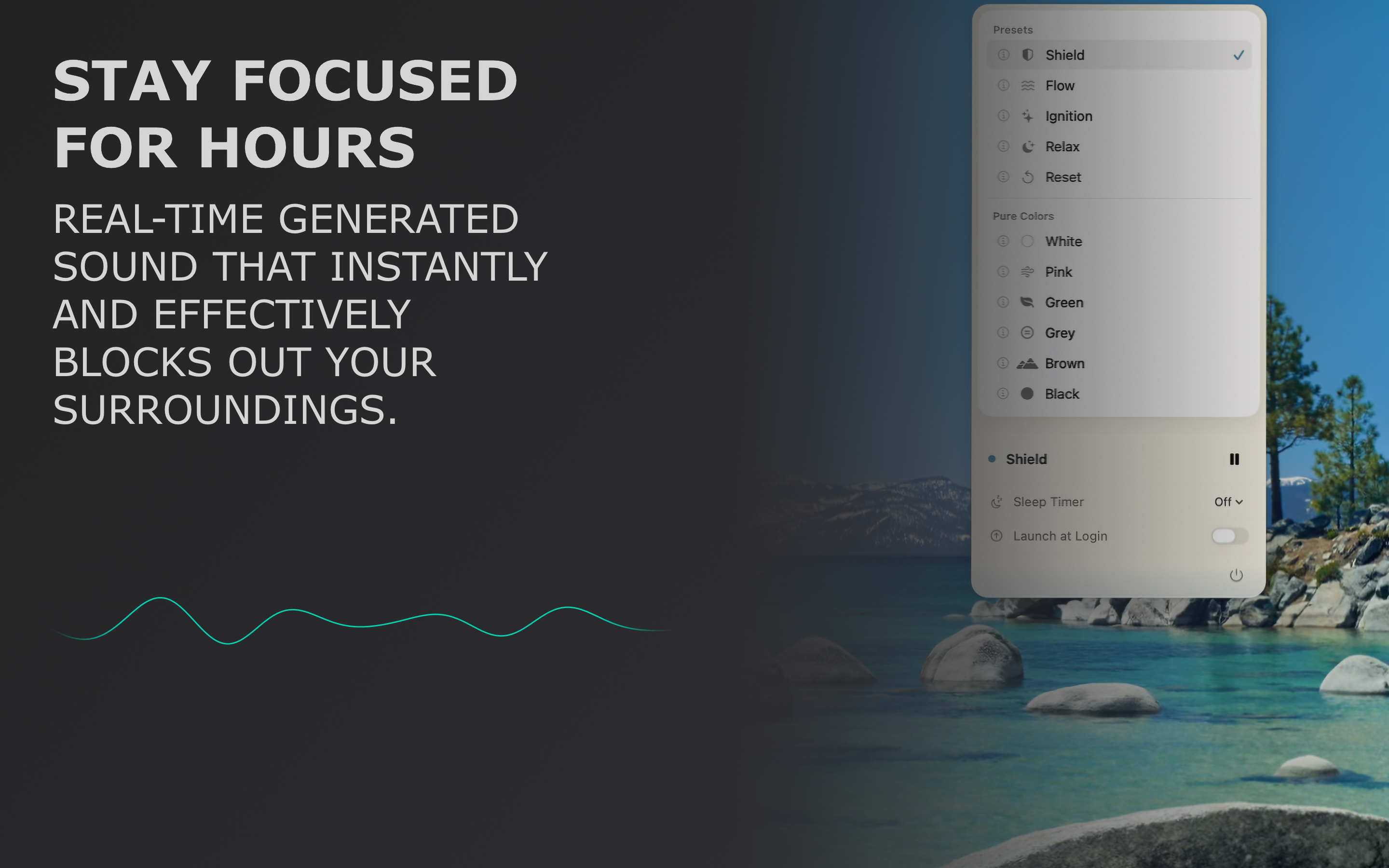 Focus noise app for ADHD: dpli