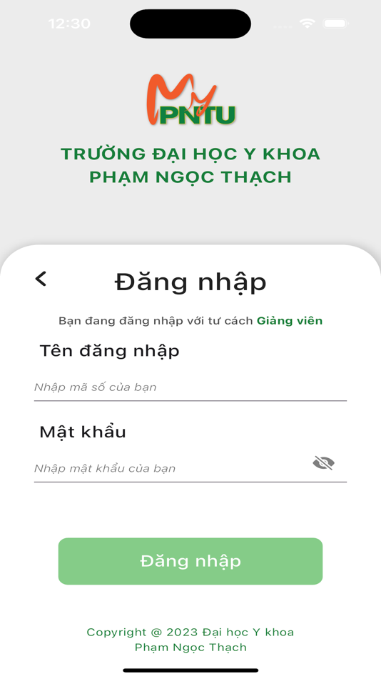 #10. My PNTU (iOS) 由: PHAM NGOC THACH UNIVERSITY OF MEDICINE