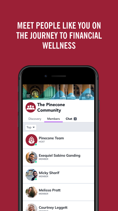 Pinecone by Stanford app screenshot