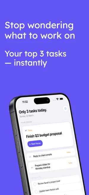 Klaro: Top 3 Tasks Daily screenshot 1