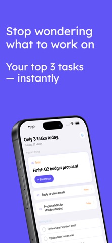 Klaro: Top 3 Tasks Daily Screenshot 1 of 5