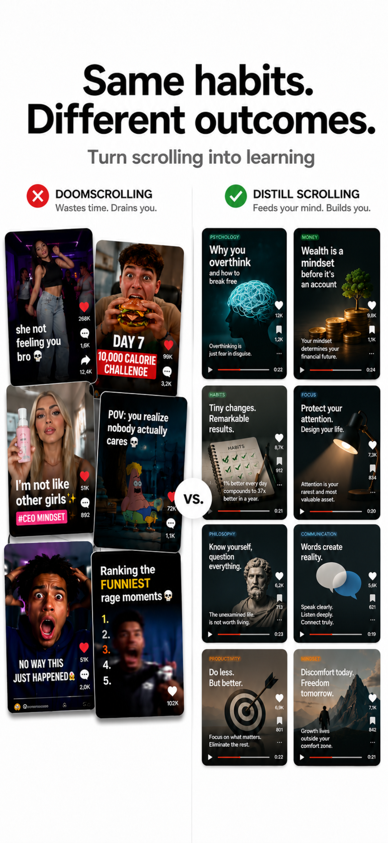 Distill: Books to Short Videos