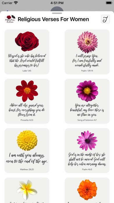 Religious Verses For Women Screenshot
