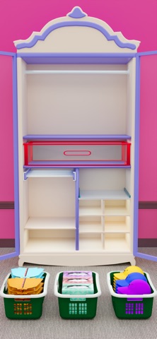 Fill the Closet Organizer iPhone screenshot