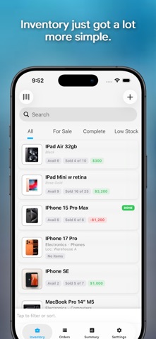 Inventory Now: Stock Tracker iPhone screenshot