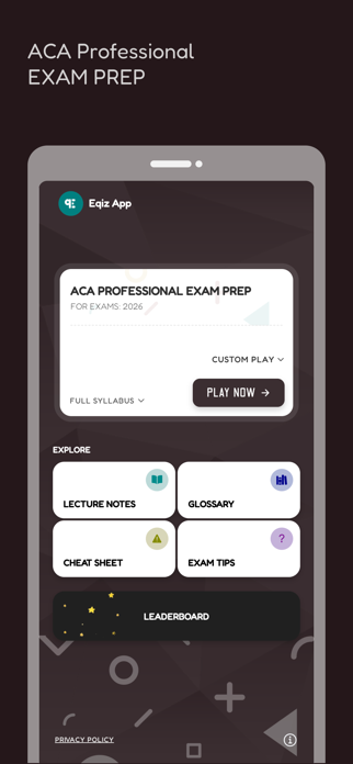 ACA Professional Exam Prep Screenshot 1 of 7