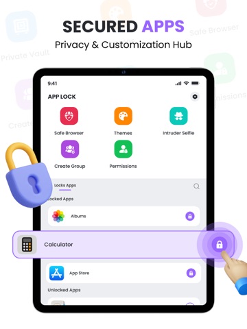 Secure Apps iPad screenshot