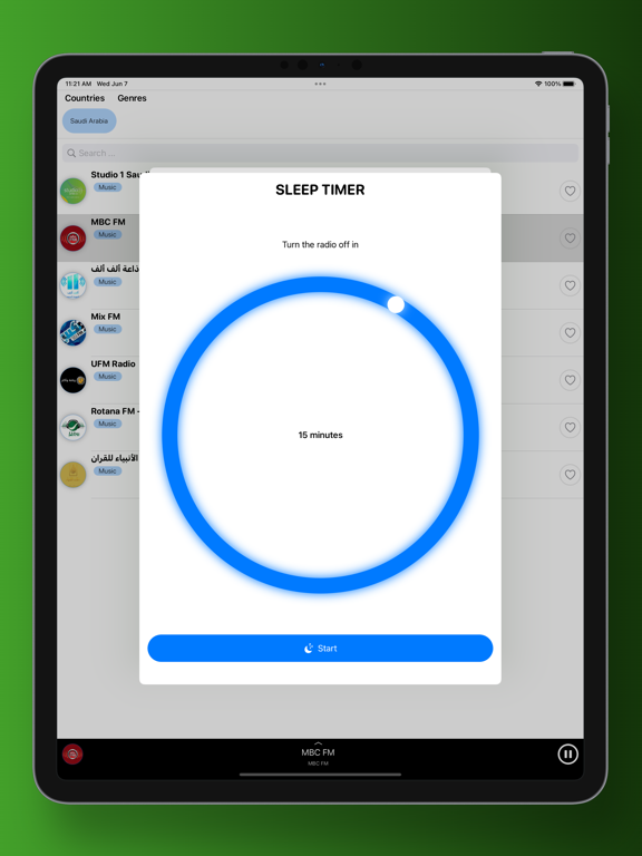محطات راديو السعودية iPad screenshot 4 - Music app