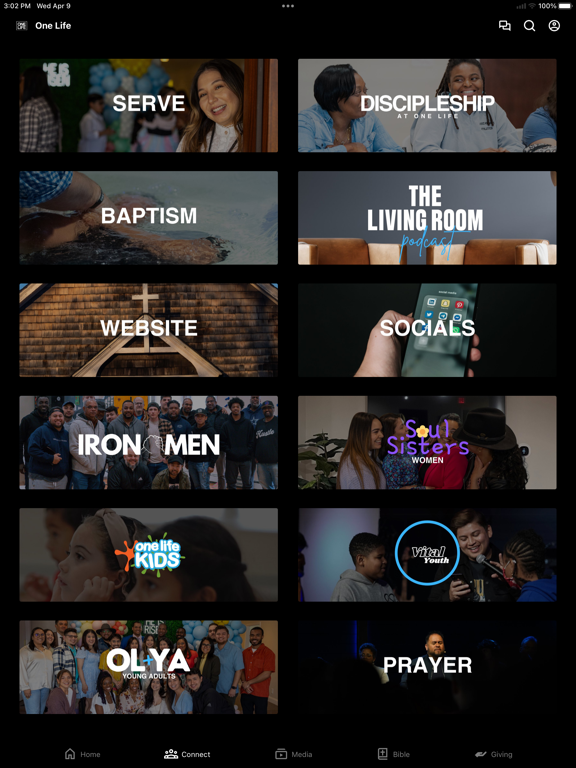 One Life Christian Church iPad screenshot 2 - Education app