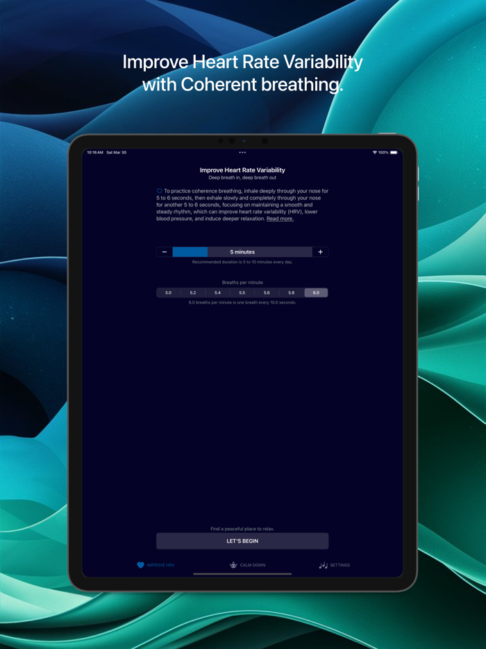 Breathe for better HRV