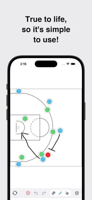 Basketball Simple Board screenshot 2