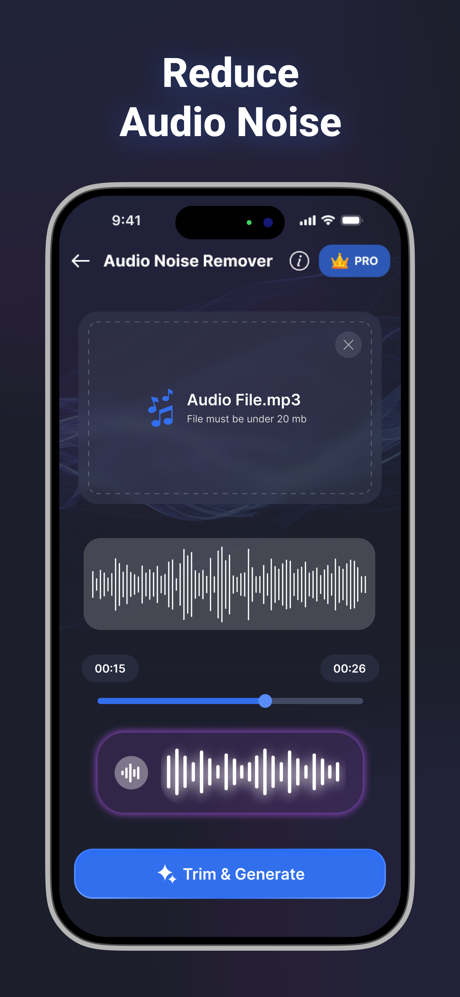 AI Audio Video Noise Reducer. screenshot 6