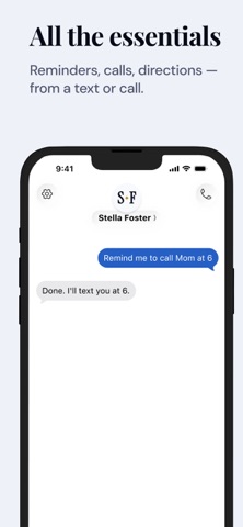 Stella Foster: AI Assistant iPhone screenshot