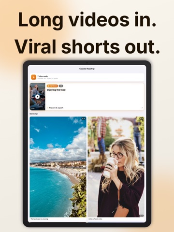 AI Video Editor: Monito iPad screenshot
