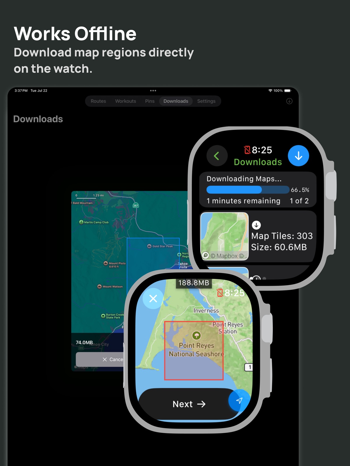 Mappa - Watch Maps ipad screenshot 4