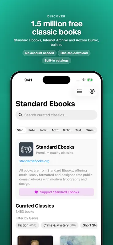 BookShelves eBook Reader screenshot 2 of 10