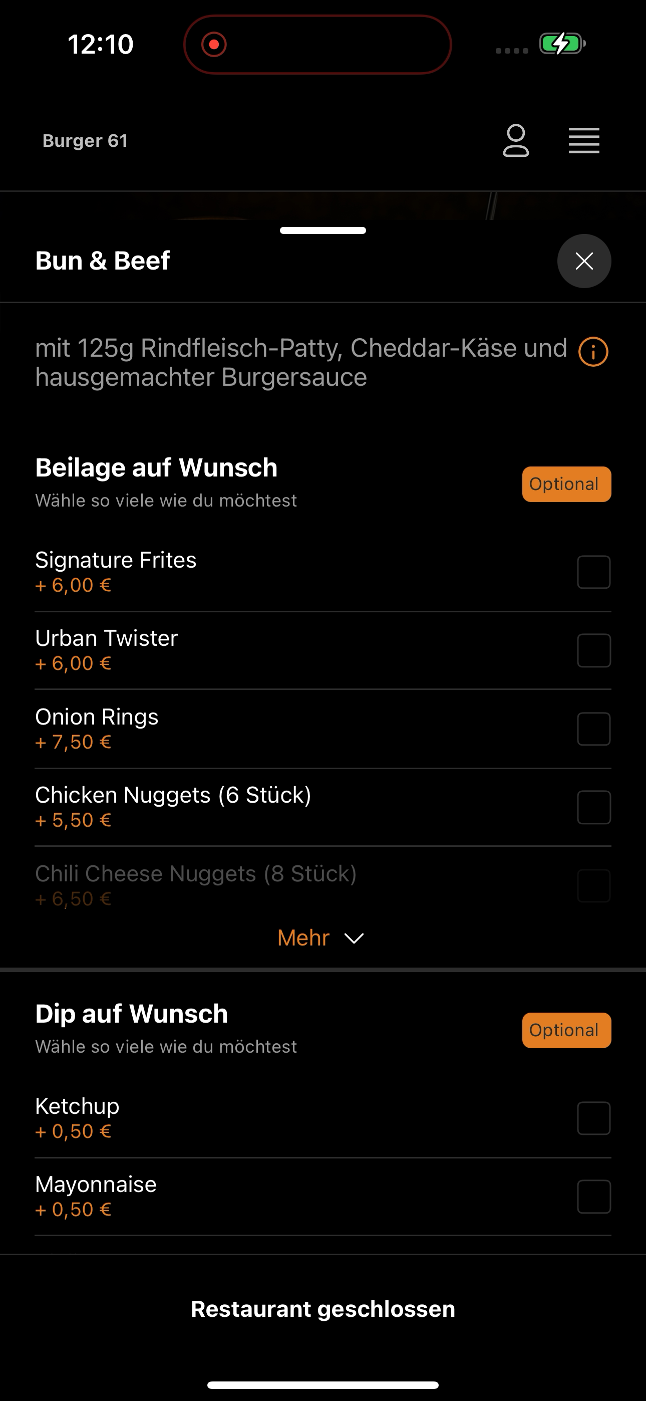 Burger Route 61 Bielefeld screenshot 6