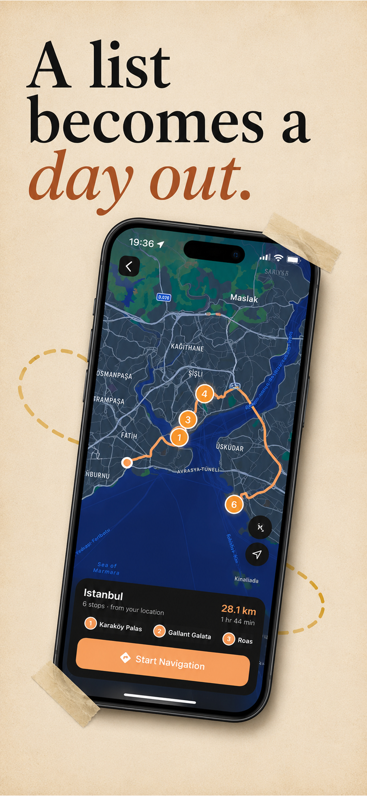 Journi: Save Places to Map screenshot 6