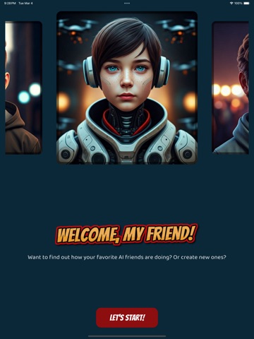 Friendy Chat iPad screenshot