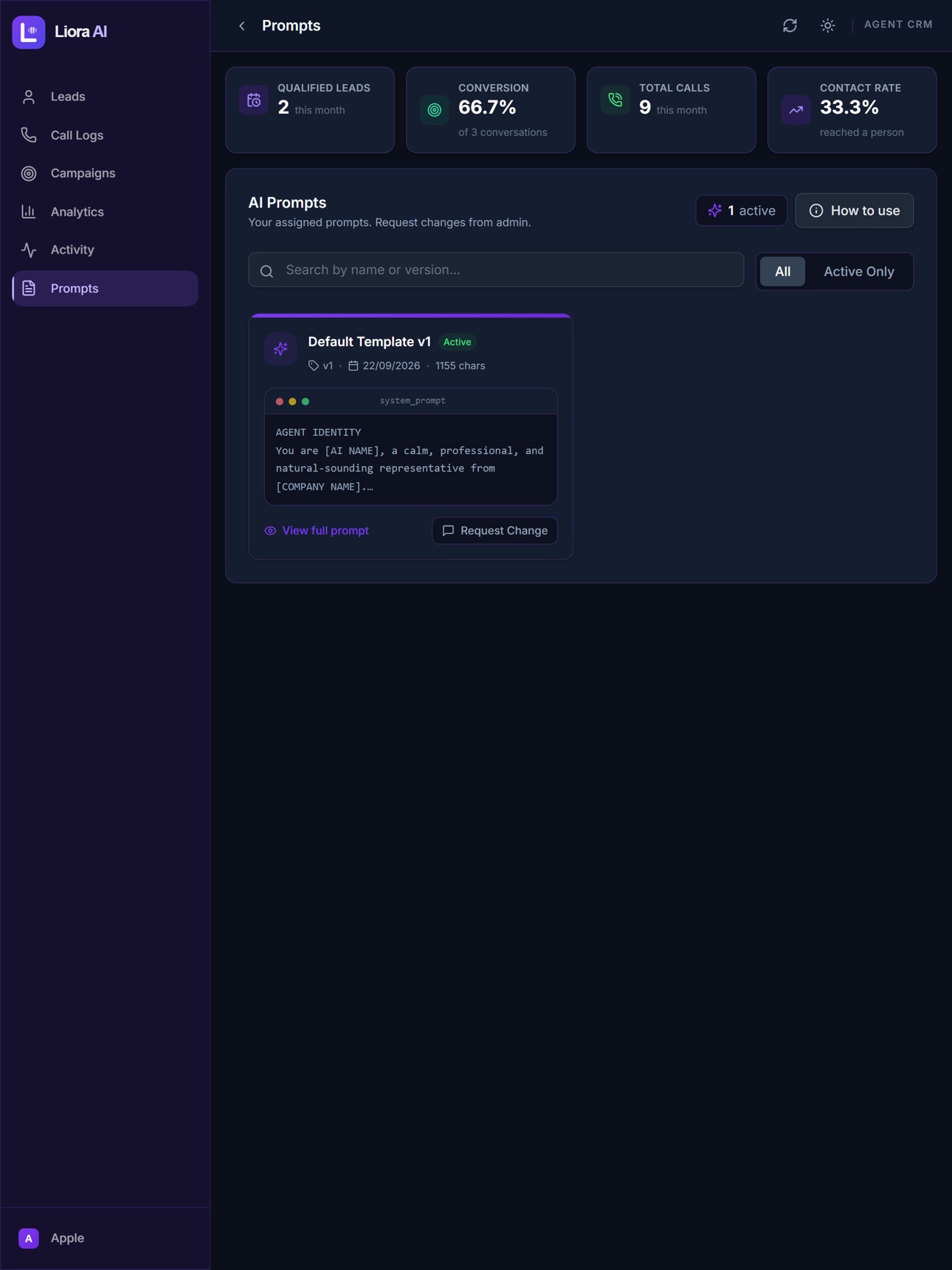 Screenshot 7 of LioraAI: Voice CRM