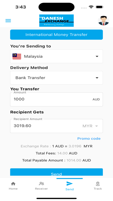 Danesh Exchange Screenshot